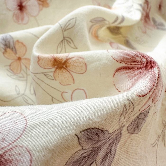 91家纺网 家纺一手货源 找家纺 芯贝儿 2026新款A类仿棉古法水洗棉复古法式花边四件套（提供买家秀） 花梦