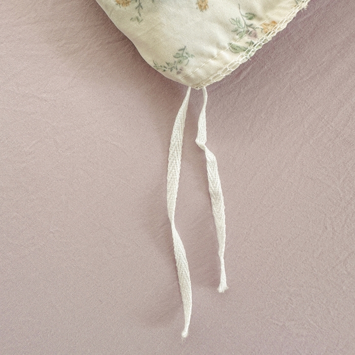 91家纺网 家纺一手货源 找家纺 芯贝儿 2026新款A类仿棉古法水洗棉复古法式花边四件套（提供买家秀） 屹花