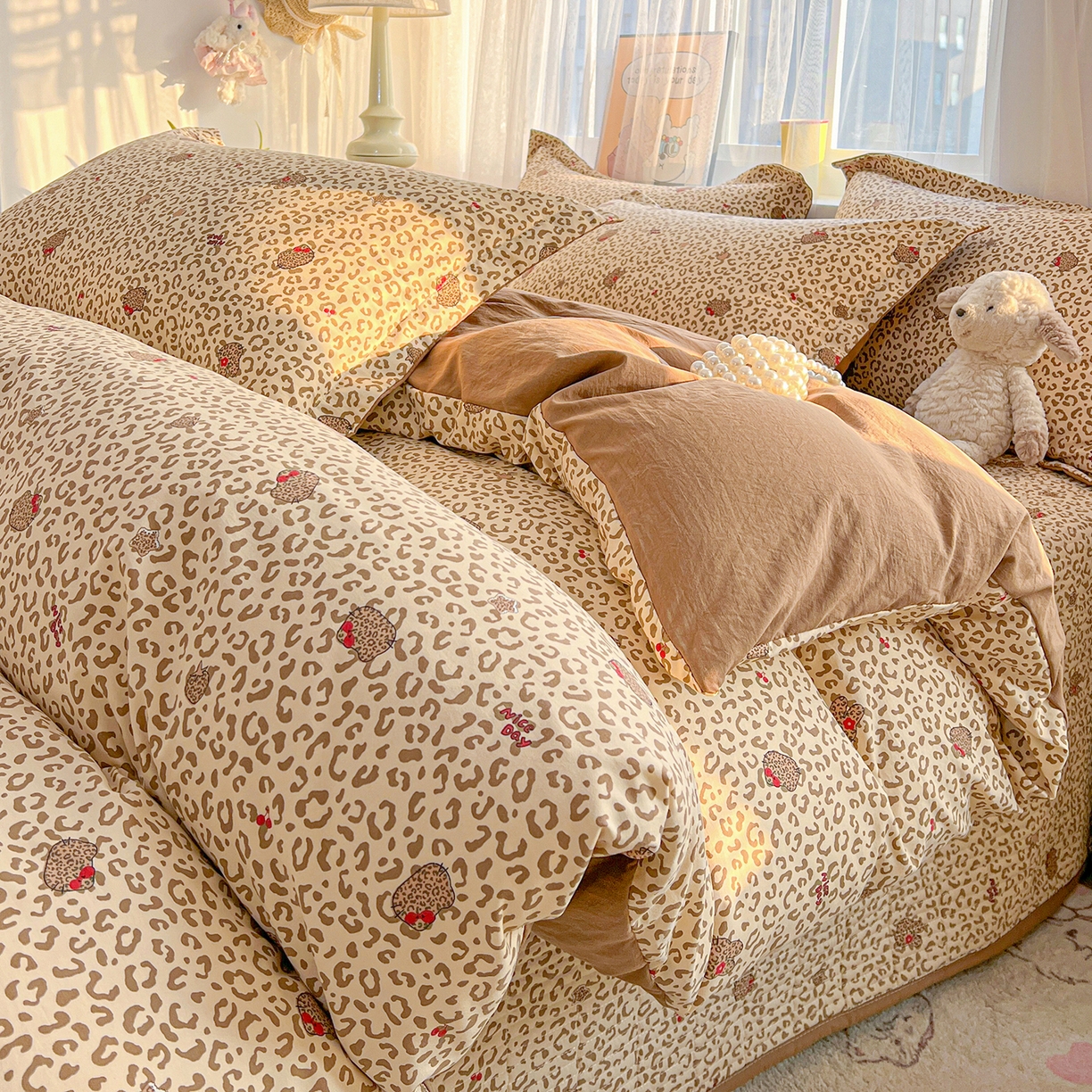 91家纺网 家纺一手货源 找家纺 仟网汇 2025新款老粗布床单粗布凉席老粗布单床单枕套单品 蓝小格