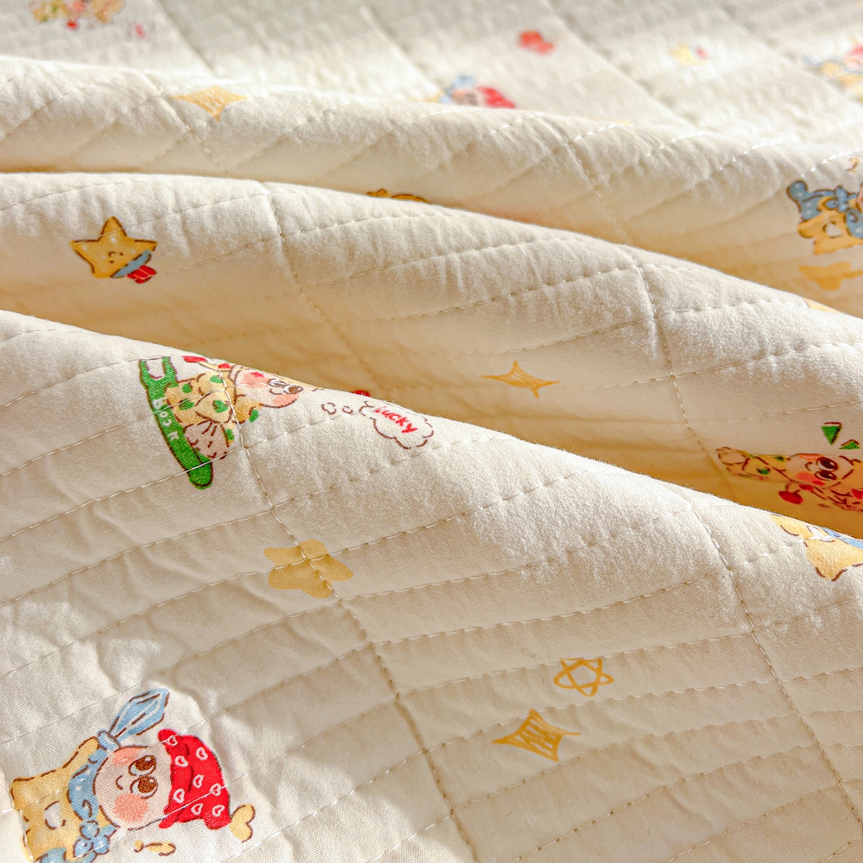 91家纺网 家纺一手货源 找家纺 仟网汇 2026新款亲肤舒适仿棉印花床盖四件套 圣诞夜