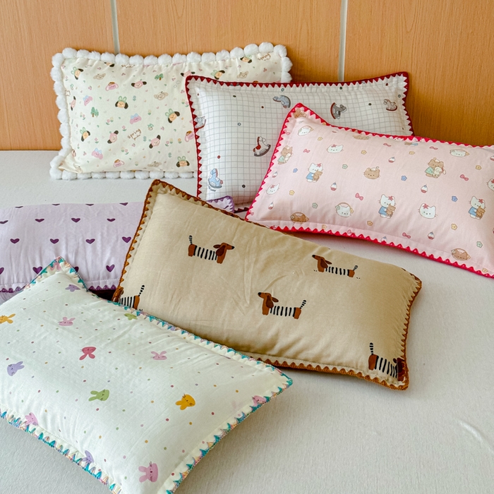 91家纺网 家纺一手货源 找家纺 （总）金丝鸟家纺 2023新款全棉印花可爱卡通帕恰狗四件套