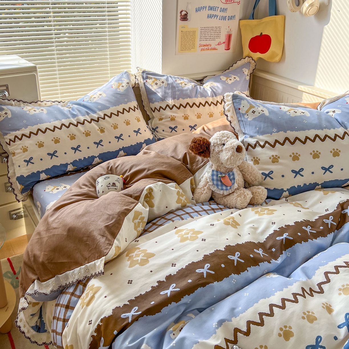 91家纺网 家纺一手货源 找家纺 （总）希诺 2024新款清新水果圆形刺绣抱枕靠垫