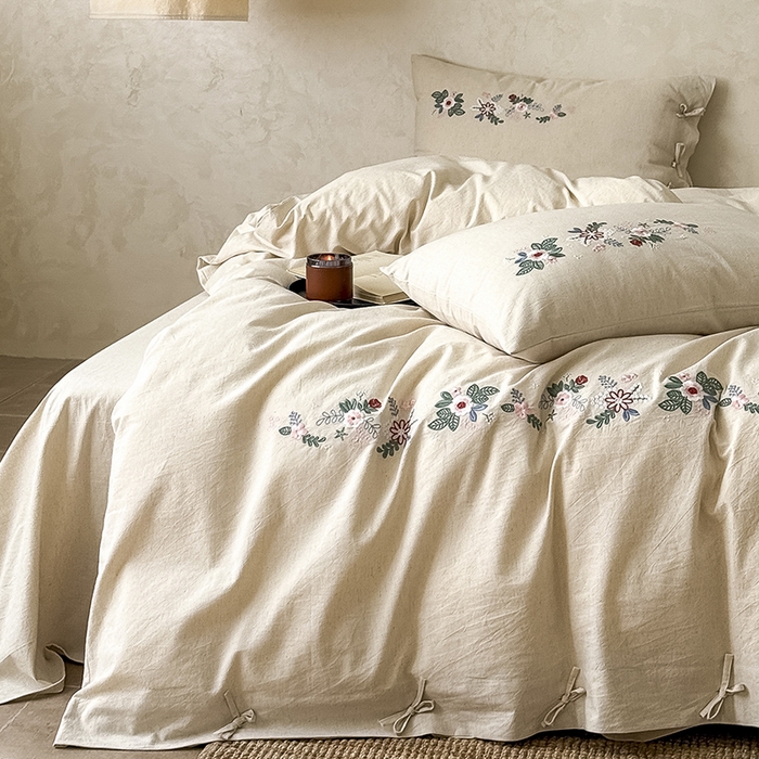 91家纺网 家纺一手货源 找家纺 全棉色织水洗棉床单单件纯棉单人宿舍加厚无印风直播日式单品