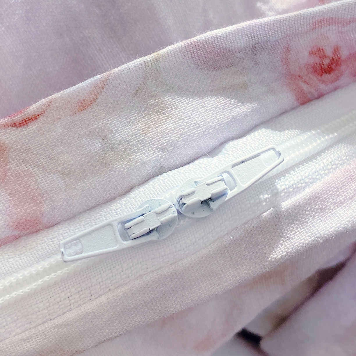 91家纺网 家纺一手货源 找家纺 春皖家纺 2026新款A类全棉有氧双层纱印花四件套单品系列-单被套 雾棕