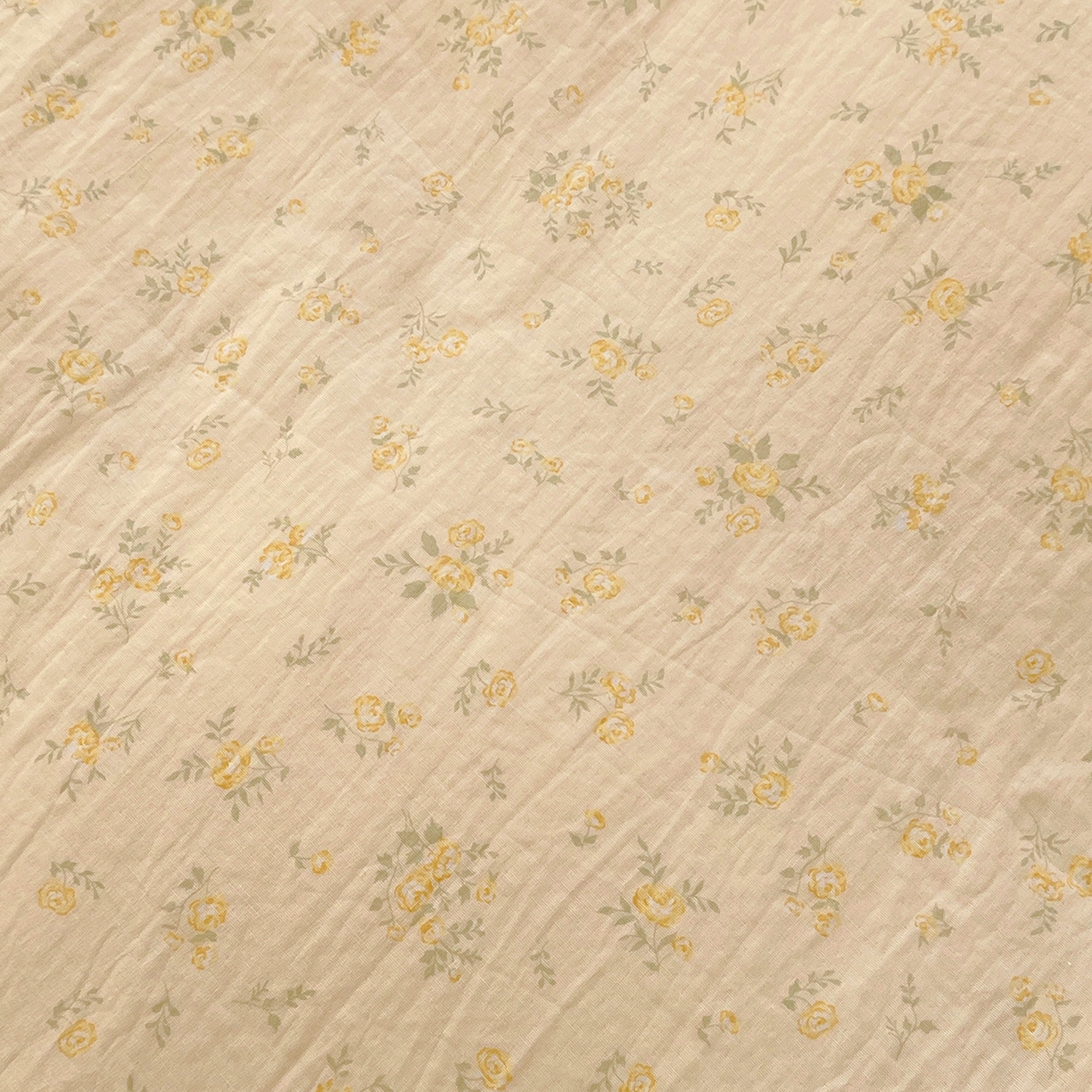 91家纺网 家纺一手货源 找家纺 春皖家纺 2026新款A类全棉有氧双层纱印花四件套单品系列-单被套 晴丝一缕