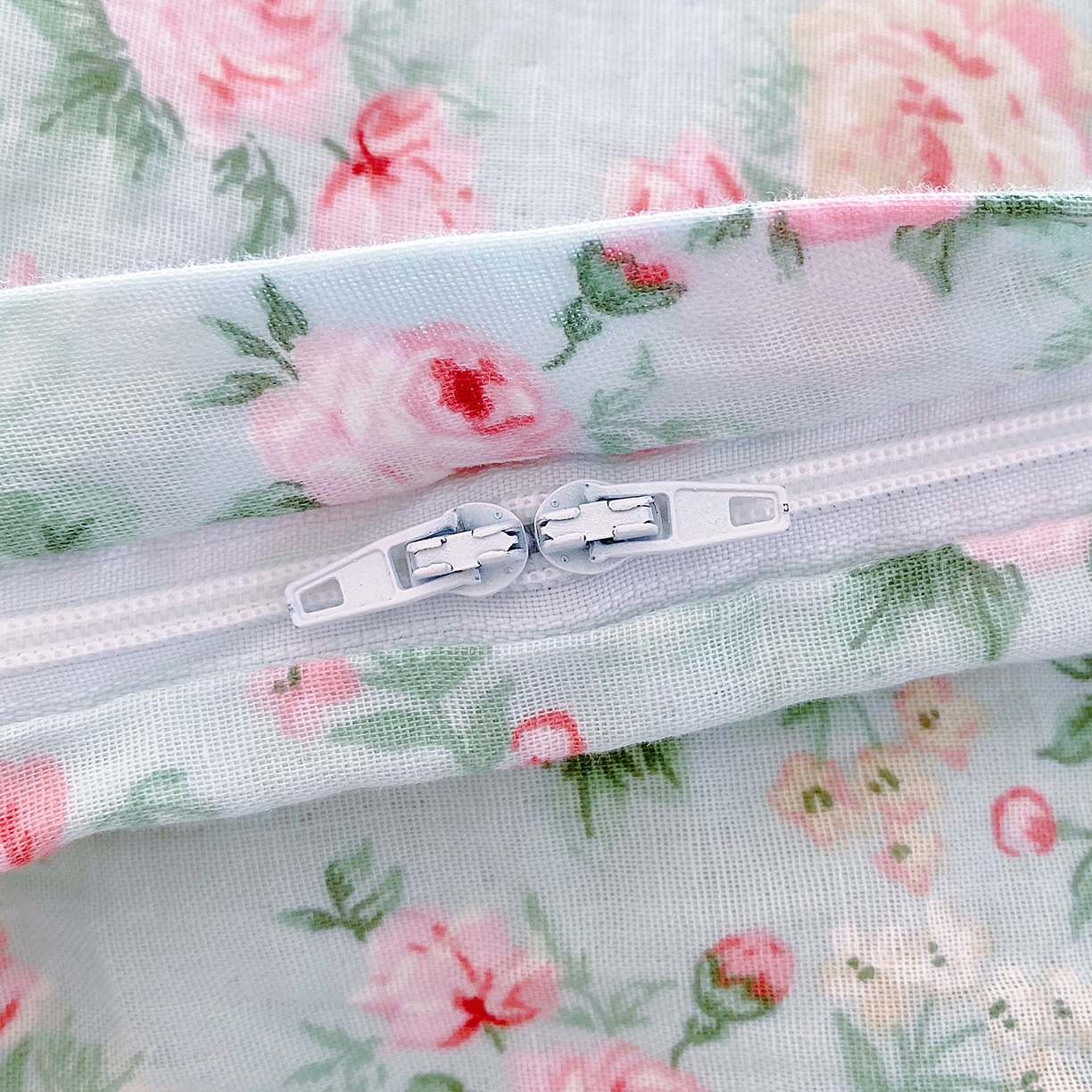 91家纺网 家纺一手货源 找家纺 春皖家纺 2026新款A类全棉有氧双层纱印花四件套单品系列-单被套 桂语兰庭