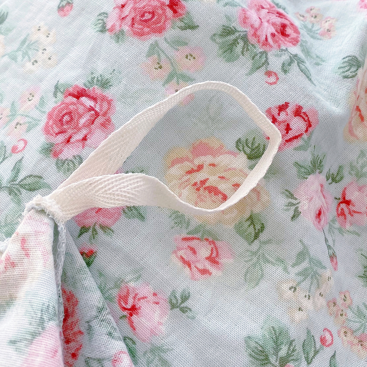 91家纺网 家纺一手货源 找家纺 春皖家纺 2026新款A类全棉有氧双层纱印花四件套单品系列-单床单 桂语兰庭