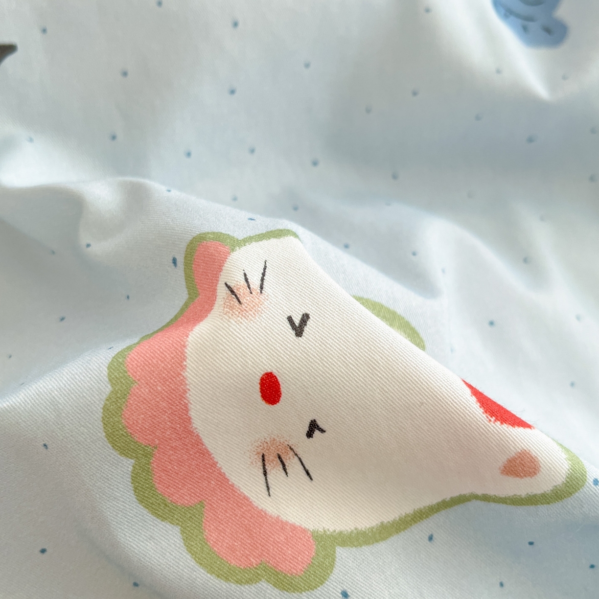 91家纺网 家纺一手货源 找家纺 （总）菲梵家纺 2026春夏新款小清新印花全棉12868单枕套