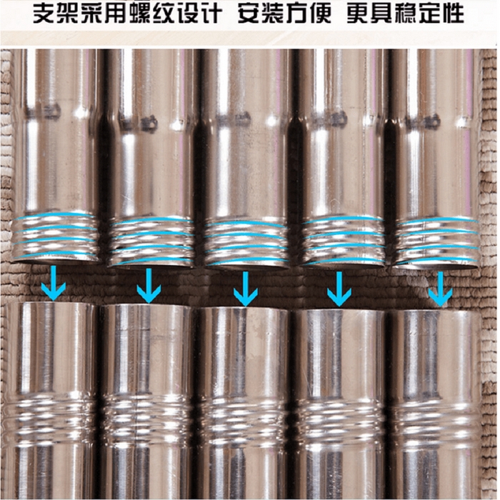 91家纺网 家纺一手货源 找家纺 （总）胜权家纺 2026新款落地宫廷不锈钢蚊帐单支架及配件