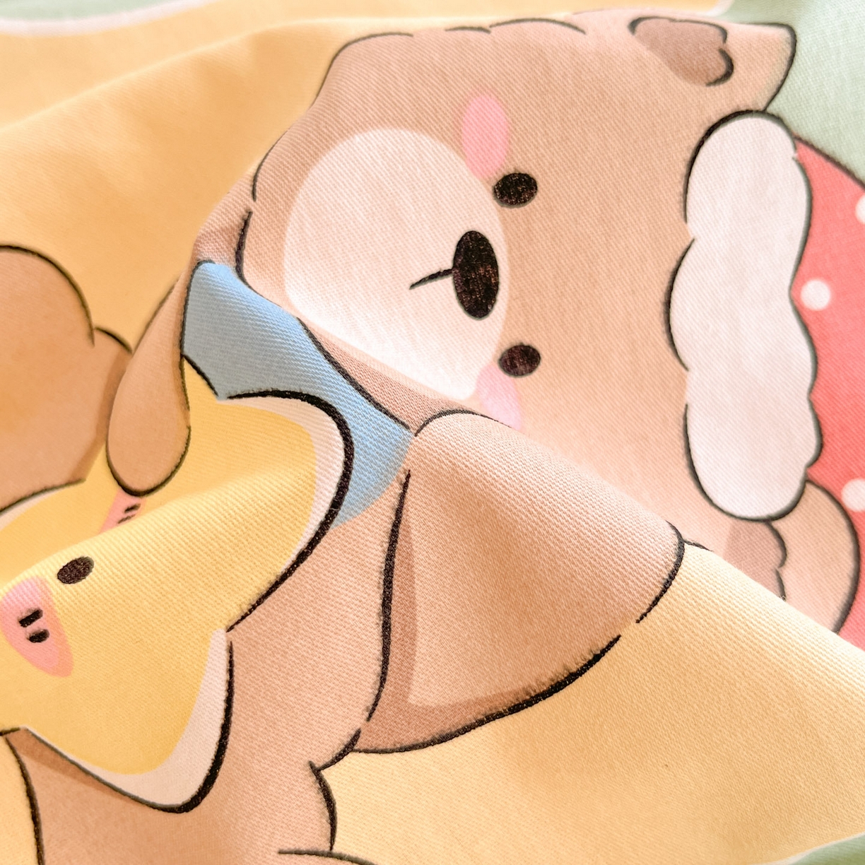 91家纺网 家纺一手货源 找家纺 （总）菲梵家纺 2026春夏新款小清新印花全棉12868四件套