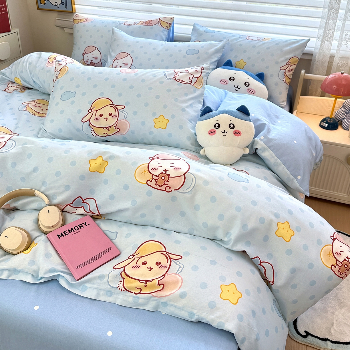 91家纺网 家纺一手货源 找家纺 （总）朵希曼 2026新款吉伊卡哇全棉印花四件套系列