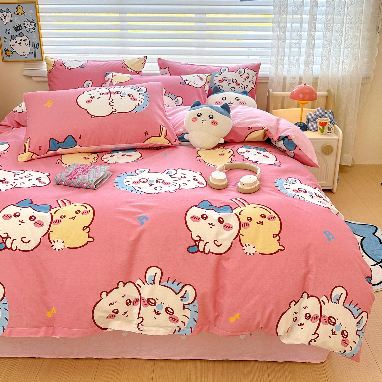 朵希曼2026新款吉伊卡哇全棉印花四件套系列 可爱吉伊卡哇