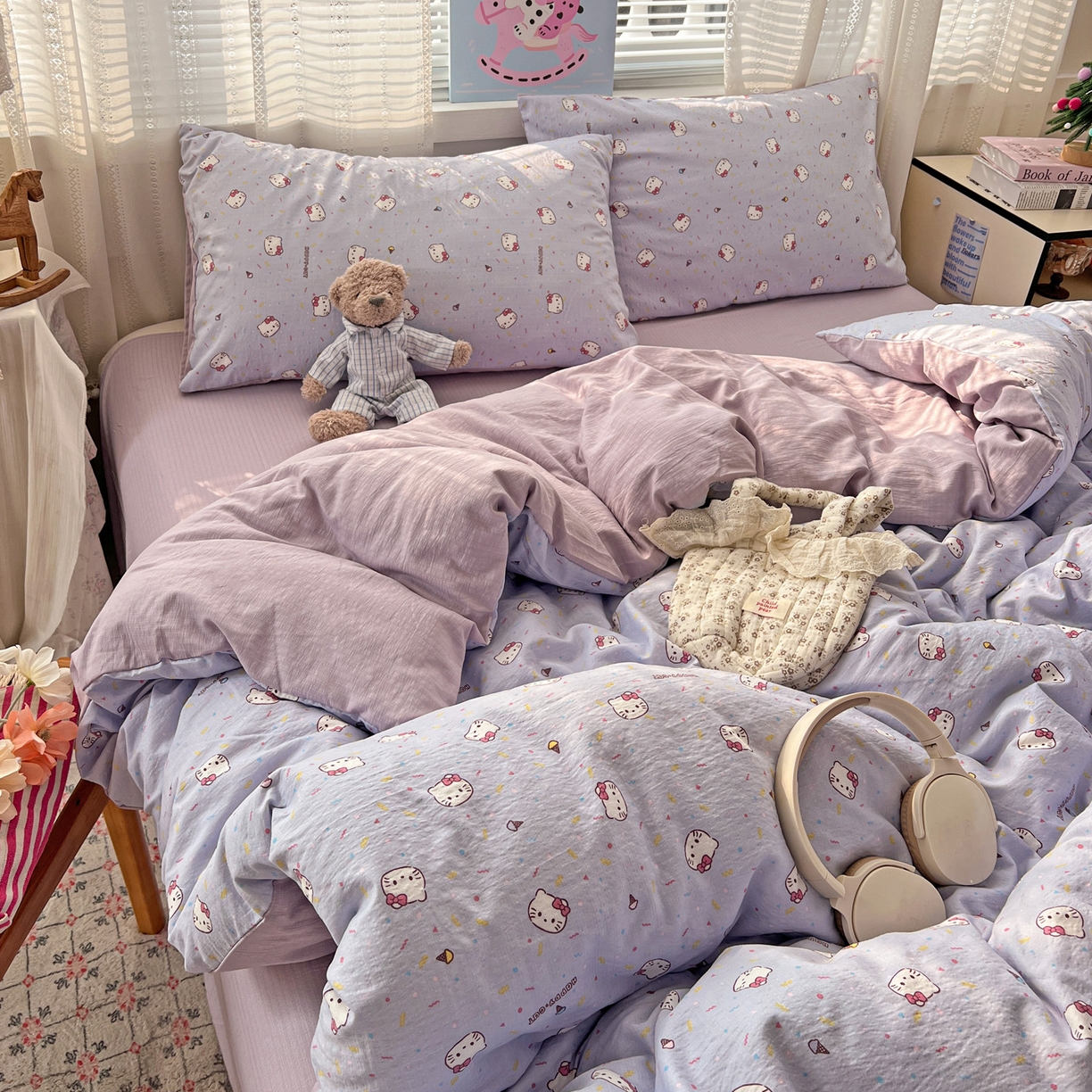 91家纺网 家纺一手货源 找家纺 （总）水木坊 2026新款云感简单款系列四件套