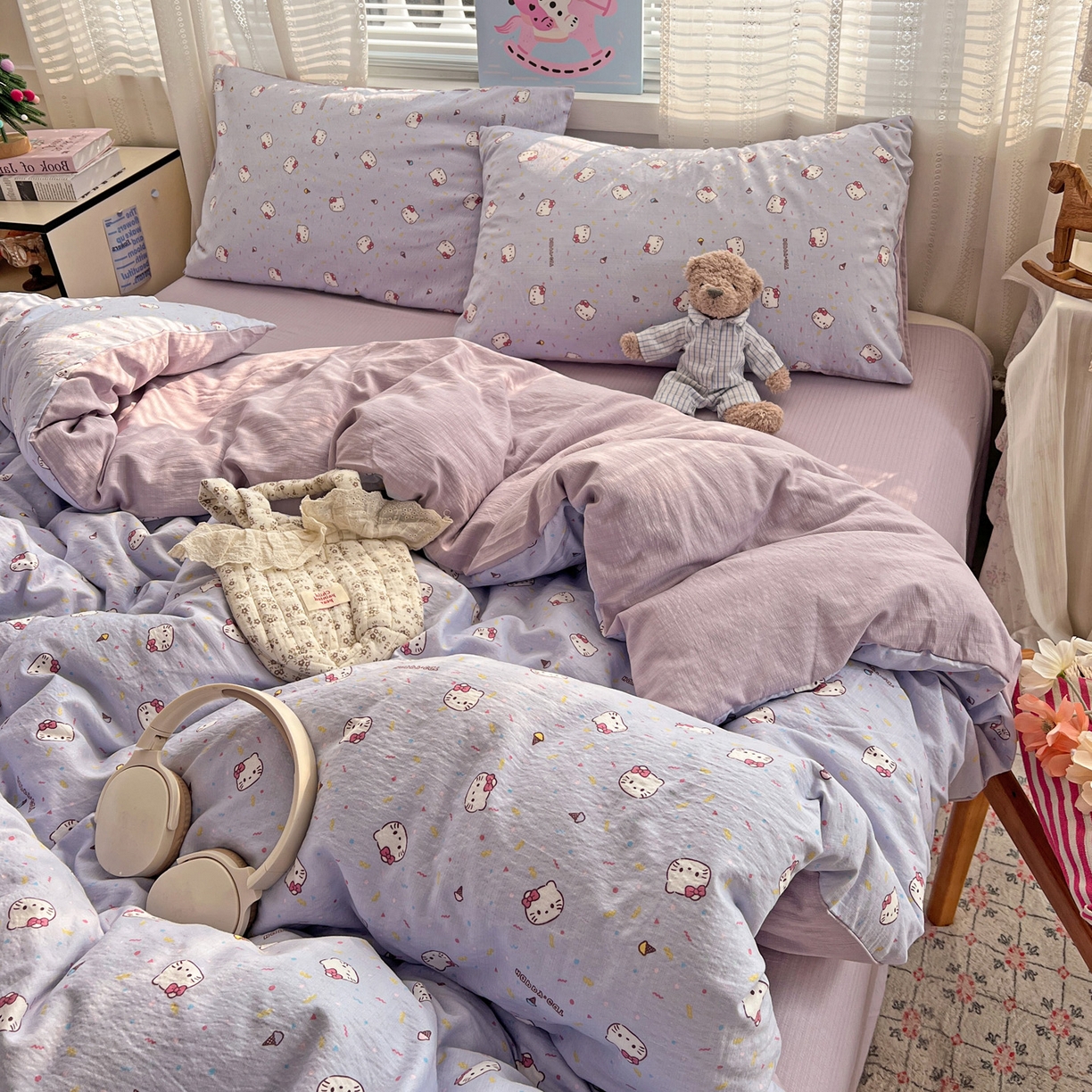 91家纺网 家纺一手货源 找家纺 （总）水木坊 2026新款云感简单款系列四件套