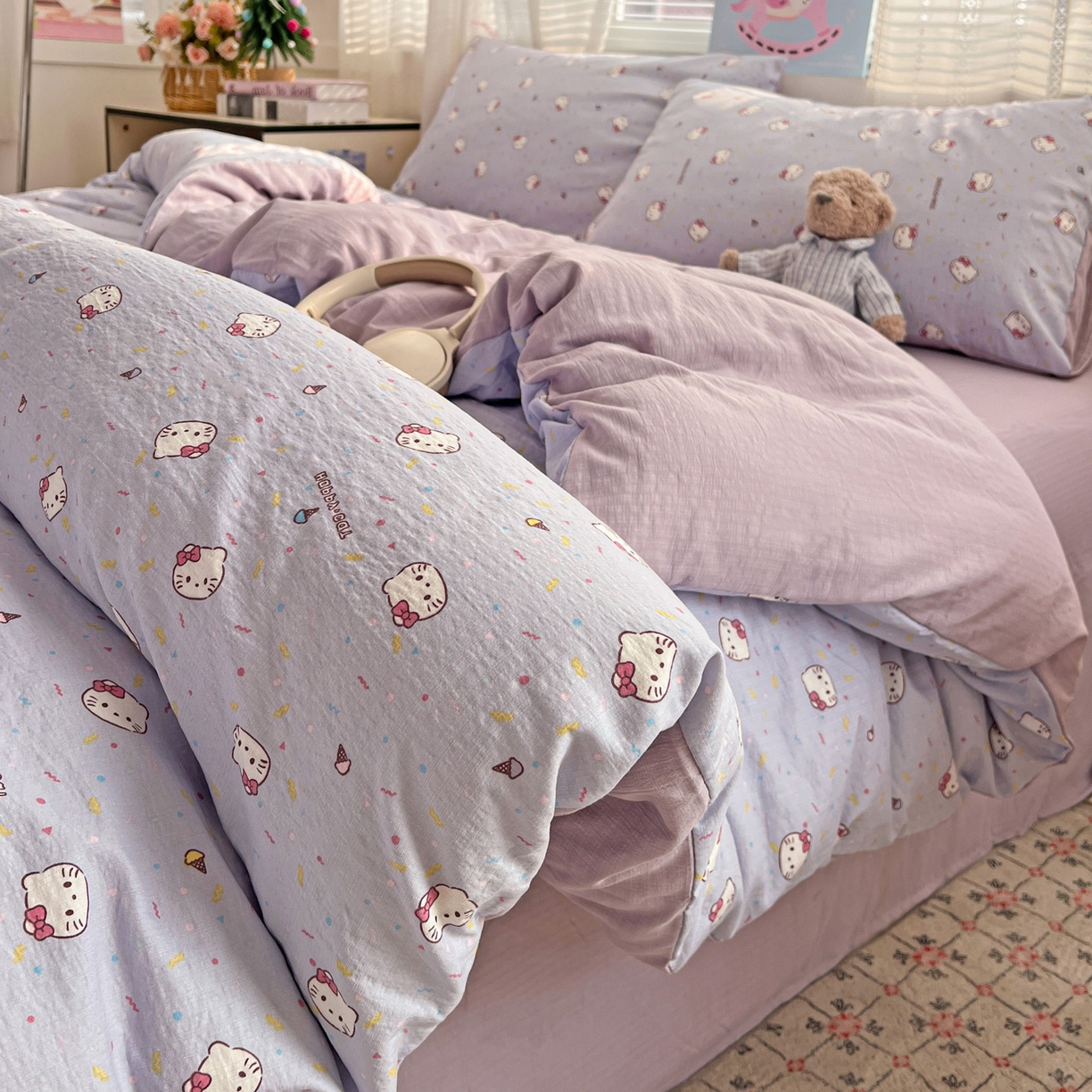 91家纺网 家纺一手货源 找家纺 （总）水木坊 2026新款云感简单款系列四件套