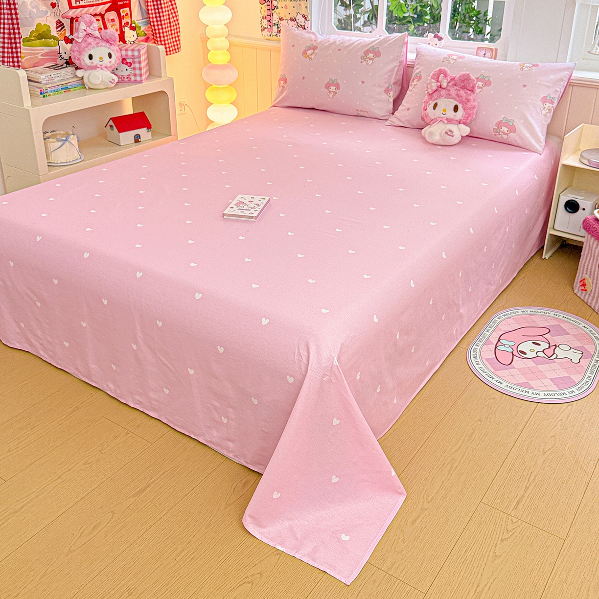 91家纺网 家纺一手货源 找家纺 （总）朵希曼 2026新款三丽鸥全棉印花四件套系列