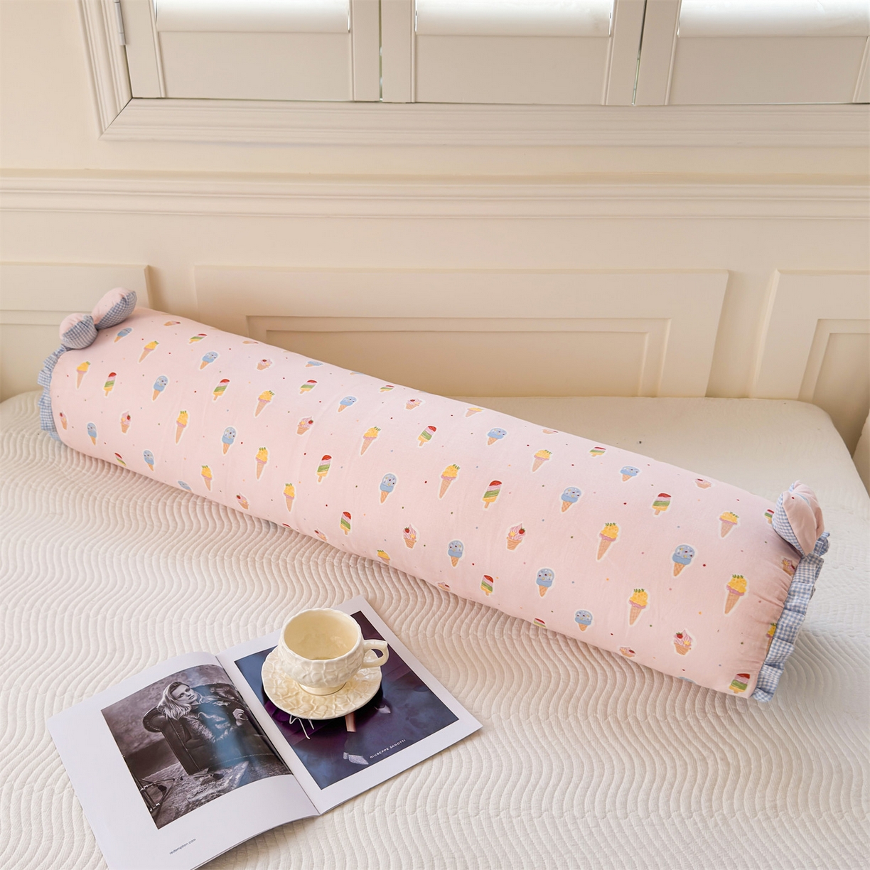 91家纺网 家纺一手货源 找家纺 （总）麦肯锡 2026新款卡通糖果抱枕夹腿抱枕