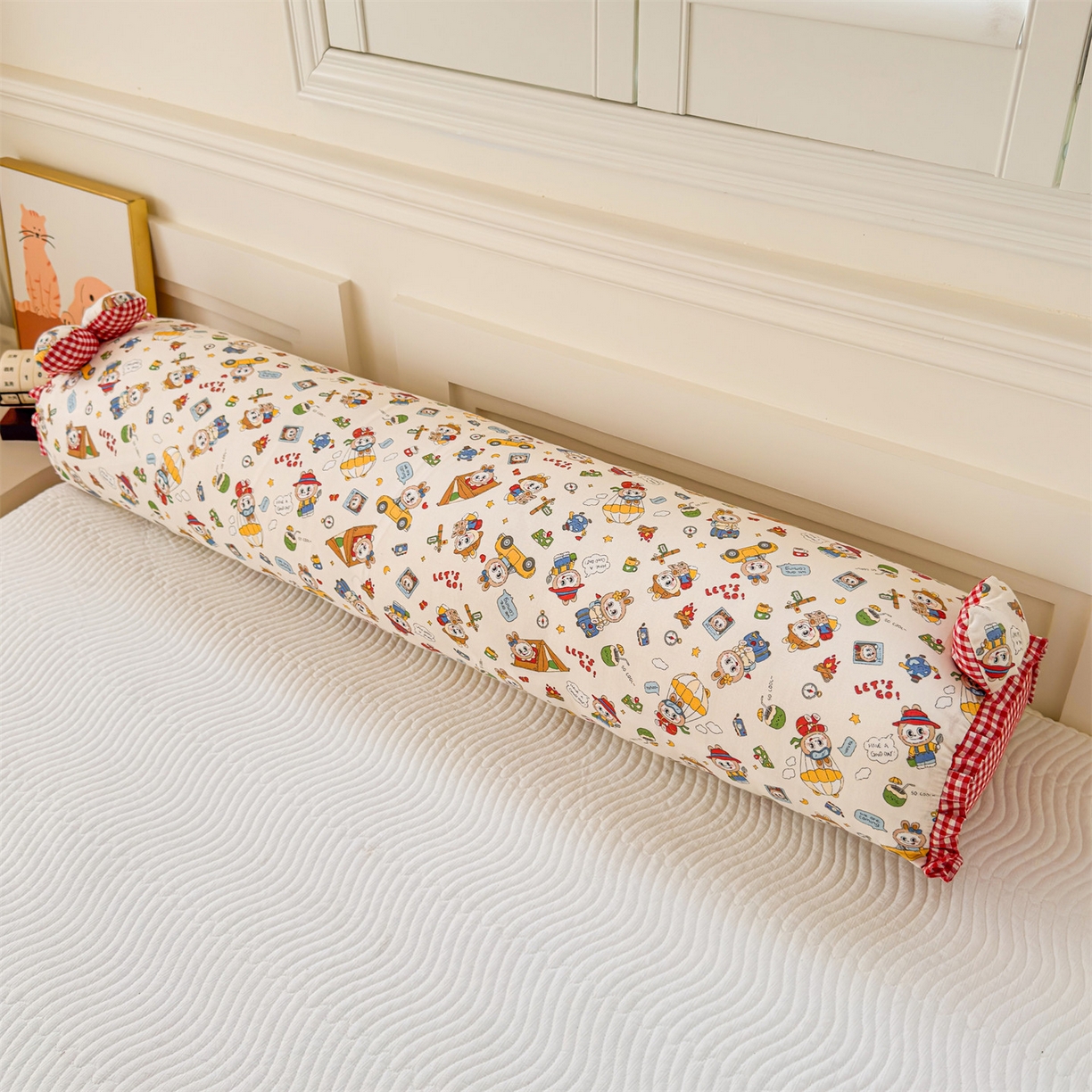 91家纺网 家纺一手货源 找家纺 （总）麦肯锡 2026新款卡通糖果抱枕夹腿抱枕