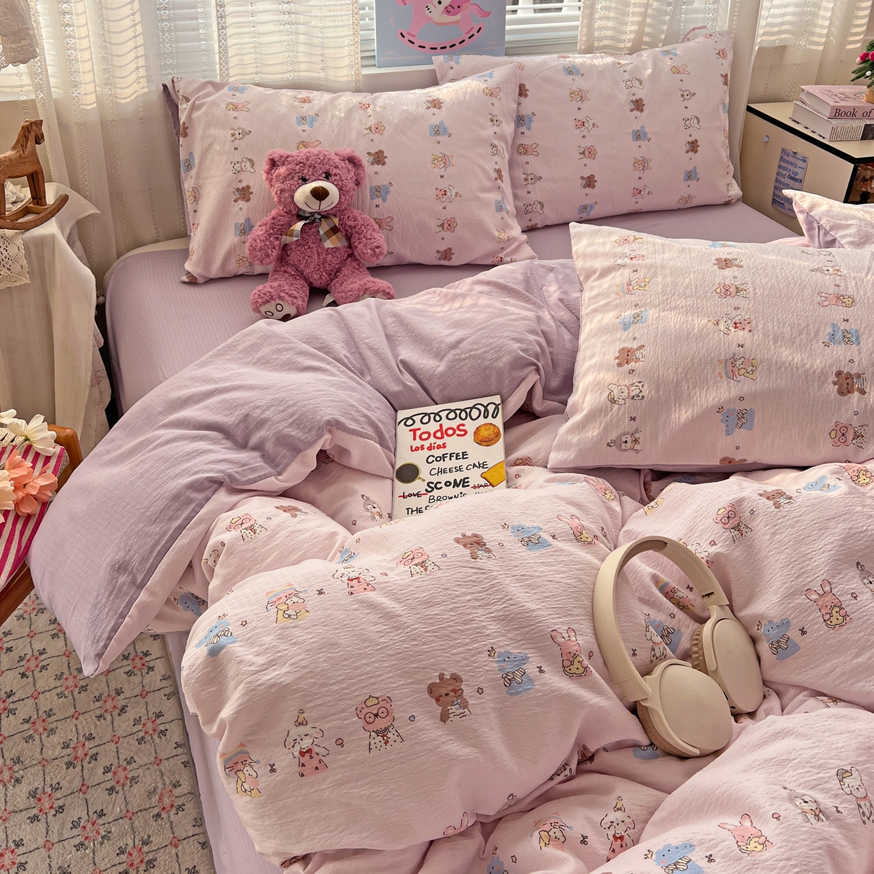 91家纺网 家纺一手货源 找家纺 （总）水木坊 2026新款云感简单款系列四件套