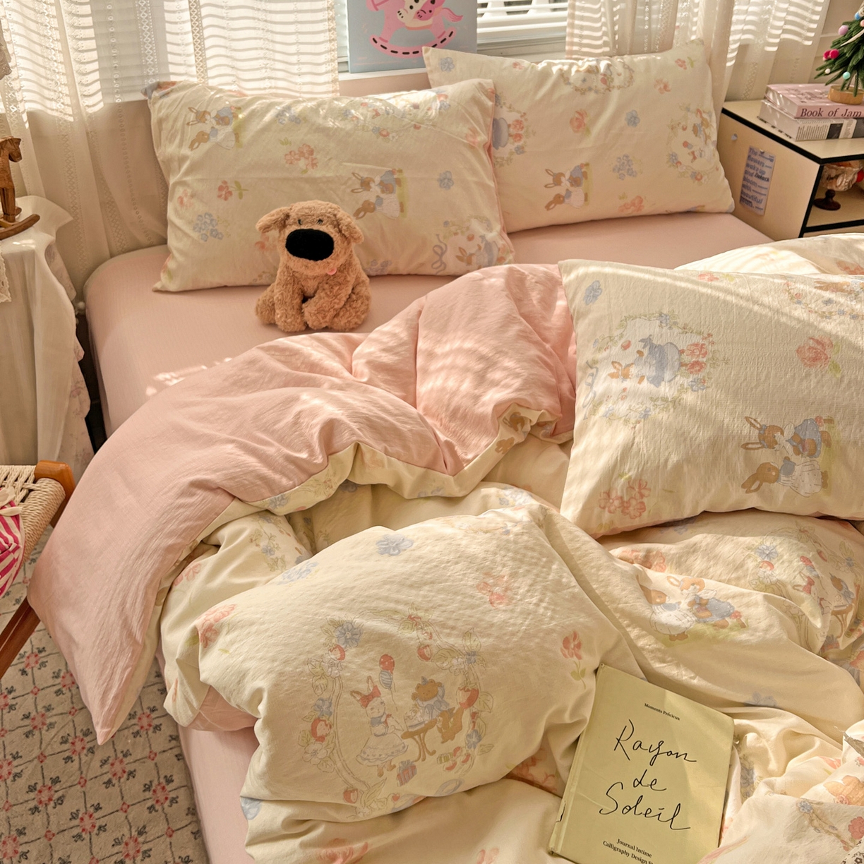 91家纺网 家纺一手货源 找家纺 （总）水木坊 2026新款云感简单款系列四件套