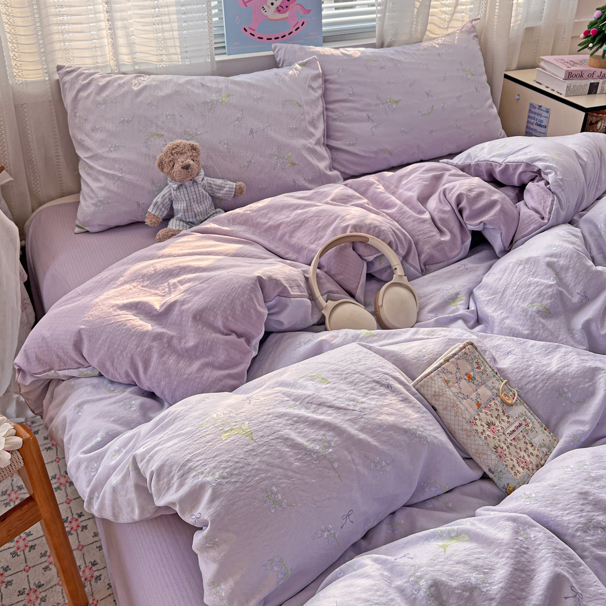 91家纺网 家纺一手货源 找家纺 （总）水木坊 2026新款云感简单款系列四件套