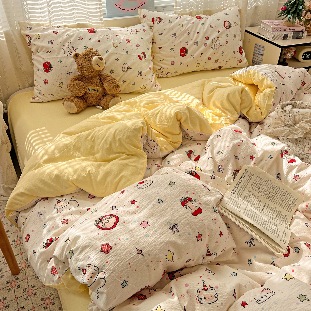 91家纺网 家纺一手货源 找家纺 （总）水木坊 2026新款云感简单款系列四件套