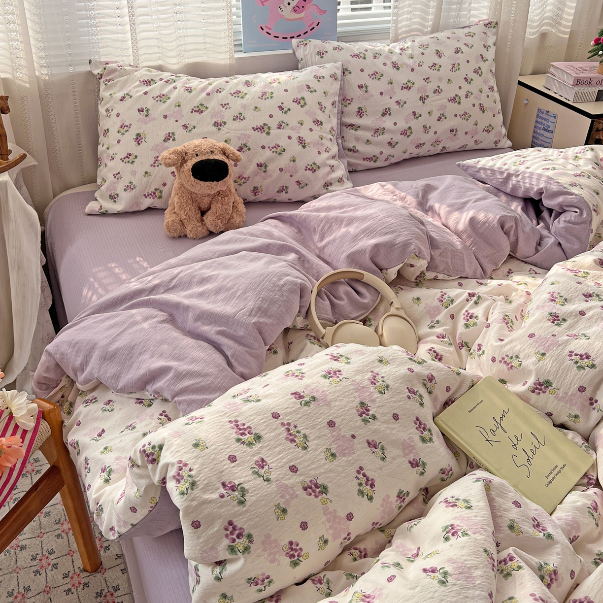 91家纺网 家纺一手货源 找家纺 （总）水木坊 2026新款云感简单款系列四件套