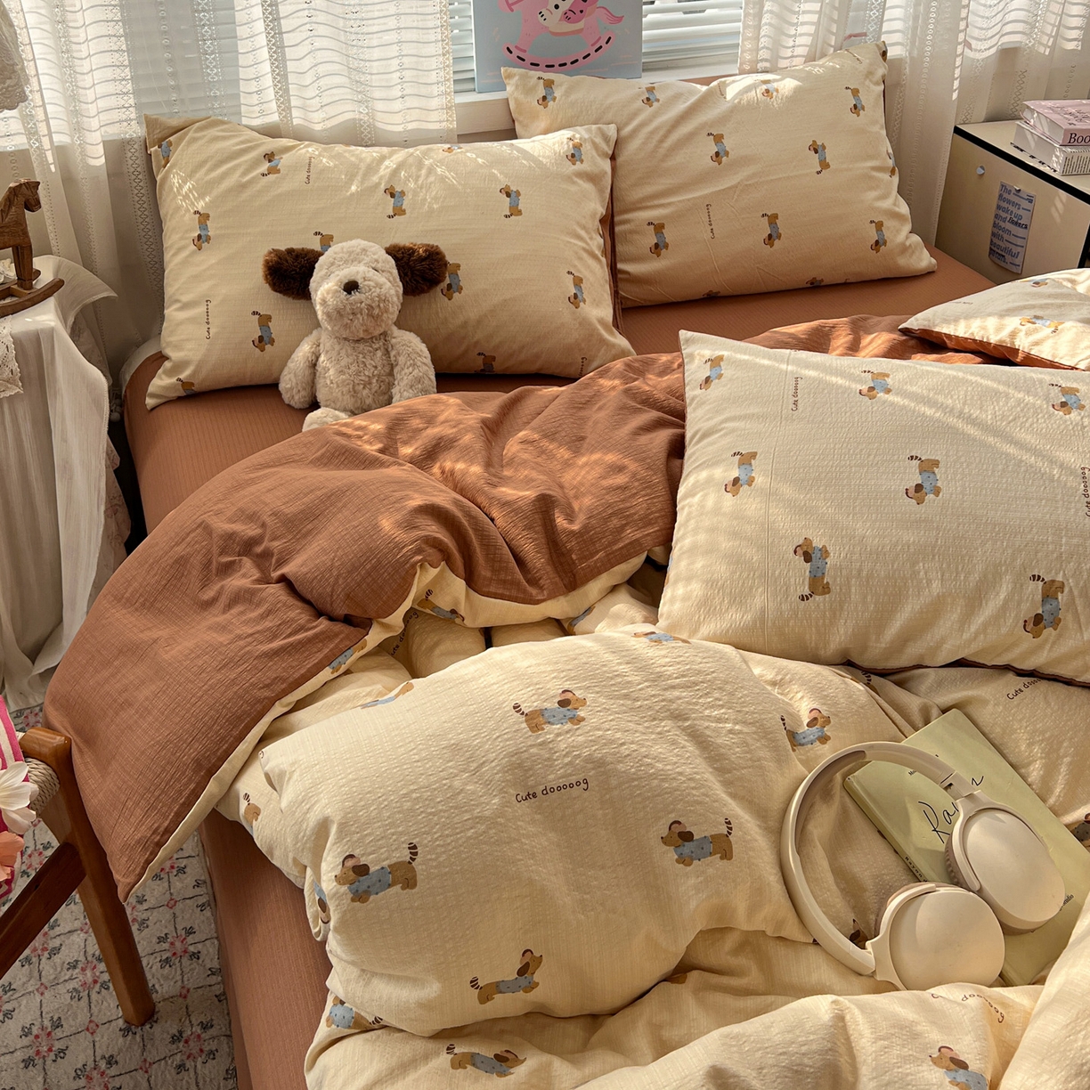 91家纺网 家纺一手货源 找家纺 （总）水木坊 2026新款云感简单款系列四件套