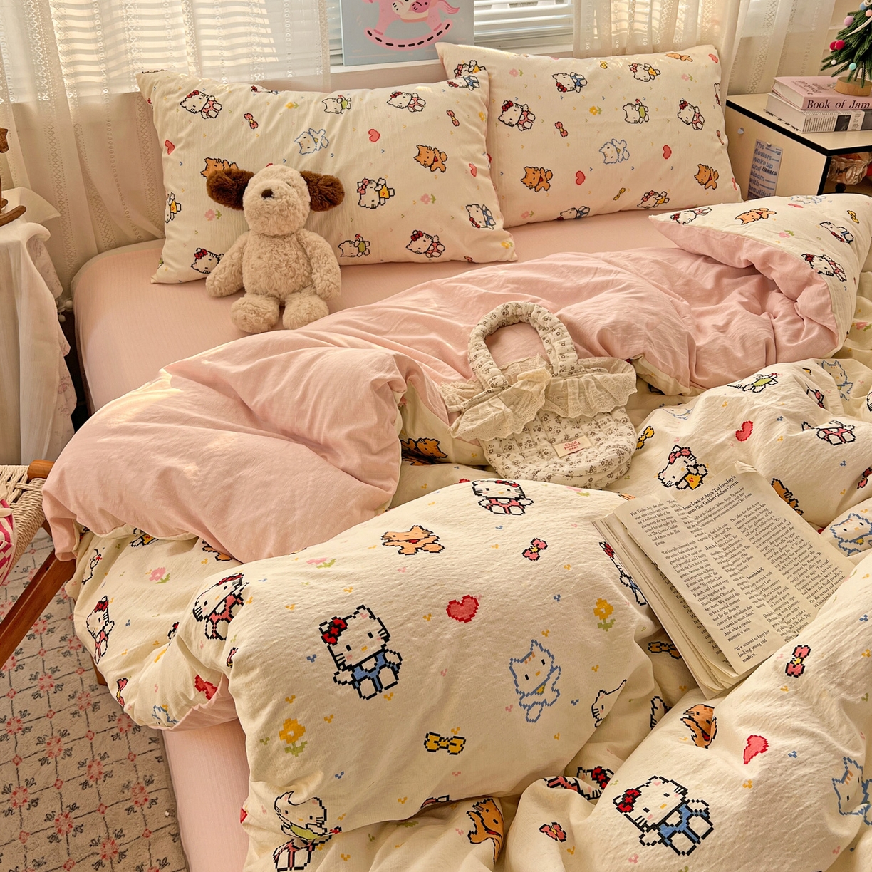 91家纺网 家纺一手货源 找家纺 （总）水木坊 2026新款云感简单款系列四件套