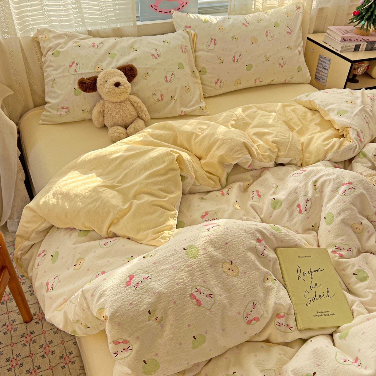 91家纺网 家纺一手货源 找家纺 （总）水木坊 2026新款云感简单款系列四件套