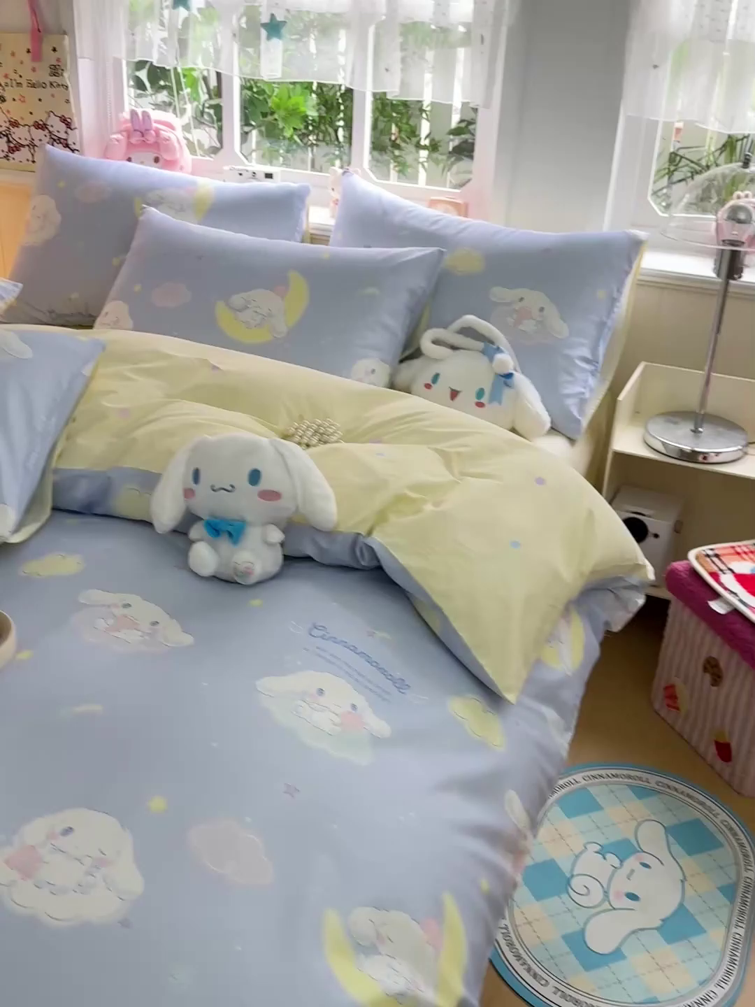 91家纺网 家纺一手货源 找家纺 朵希曼 2026新款三丽鸥全棉印花四件套系列 晚安大耳狗