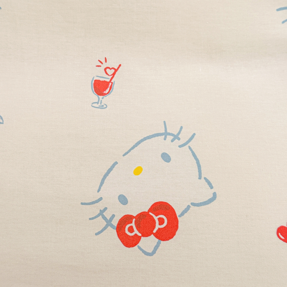 91家纺网 家纺一手货源 找家纺 朵希曼 2026新款三丽鸥全棉印花四件套系列 樱桃凯蒂