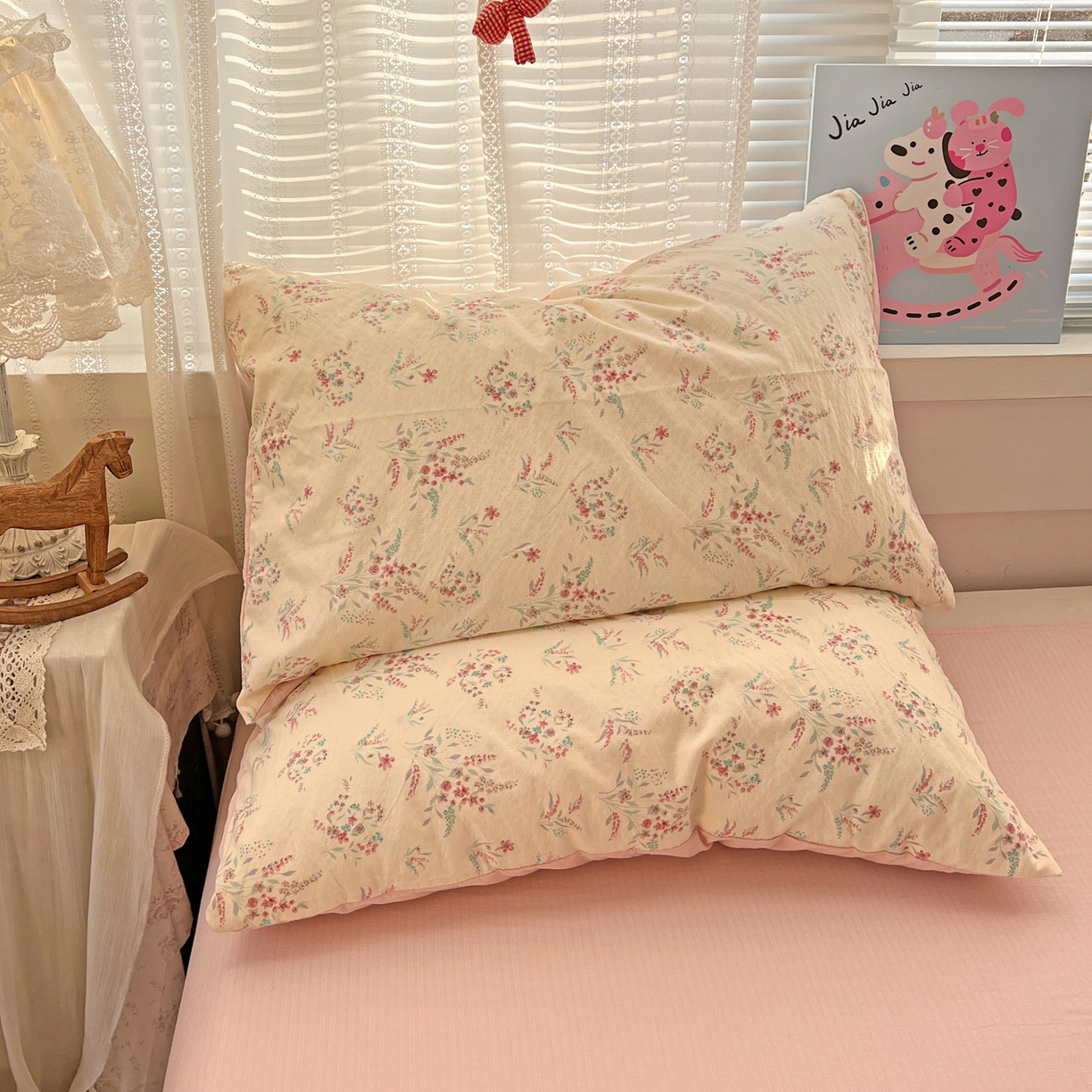 91家纺网 家纺一手货源 找家纺 水木坊 2026新款云感简单款系列四件套 奶昔甜糕