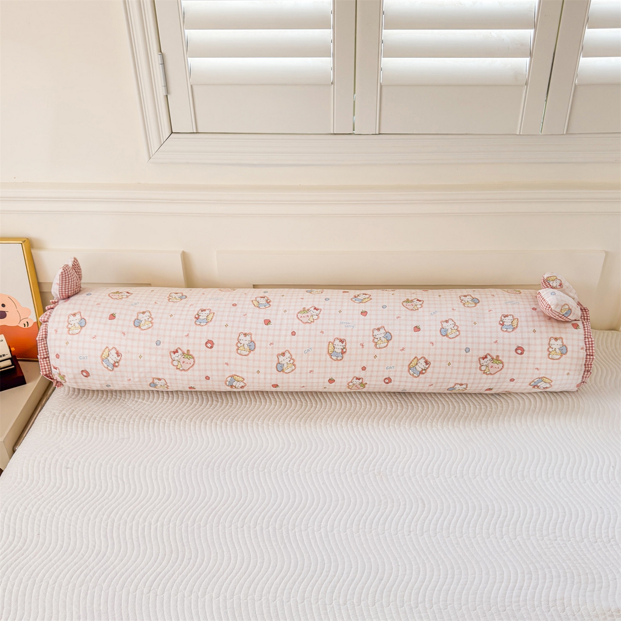 91家纺网 家纺一手货源 找家纺 麦肯锡 2026新款卡通糖果抱枕夹腿抱枕 布丁奶猫【产品图】/对