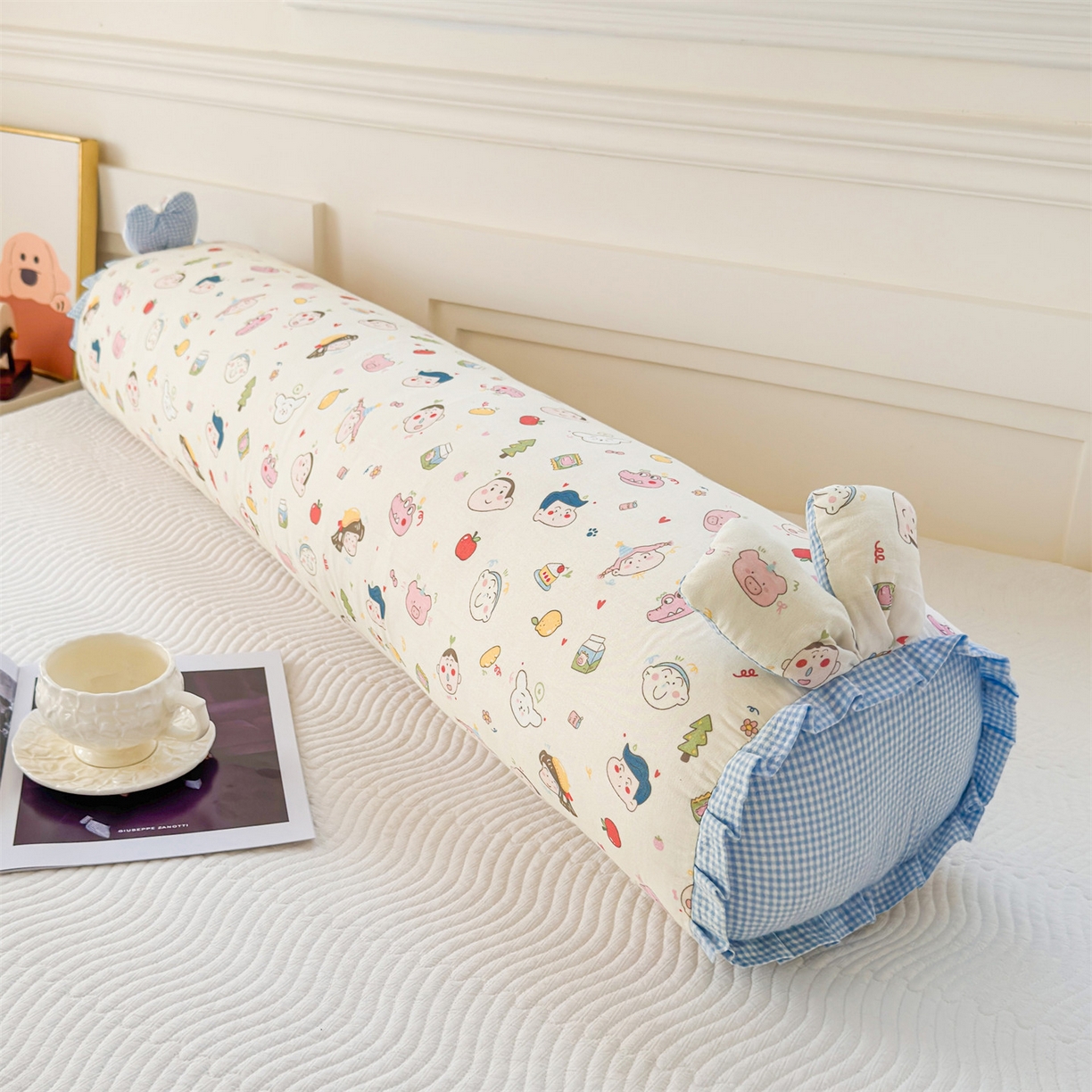 91家纺网 家纺一手货源 找家纺 麦肯锡 2026新款卡通糖果抱枕夹腿抱枕 快乐星球家【产品图】/对