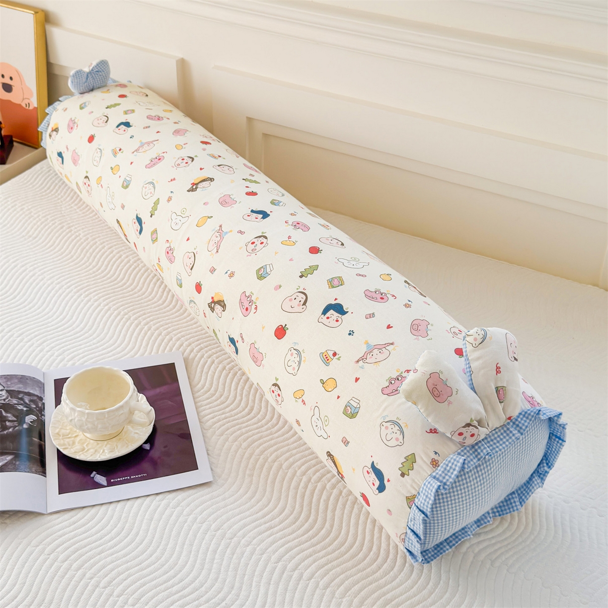 91家纺网 家纺一手货源 找家纺 麦肯锡 2026新款卡通糖果抱枕夹腿抱枕 快乐星球家【产品图】/对