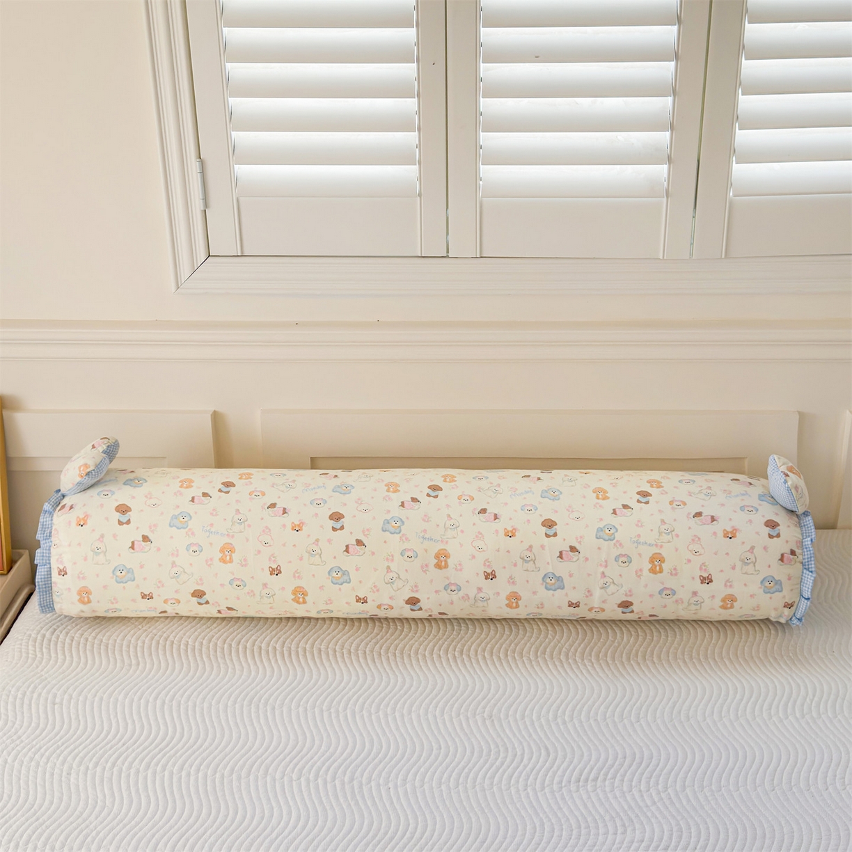 91家纺网 家纺一手货源 找家纺 麦肯锡 2026新款卡通糖果抱枕夹腿抱枕 萌犬崽崽【产品图】/对