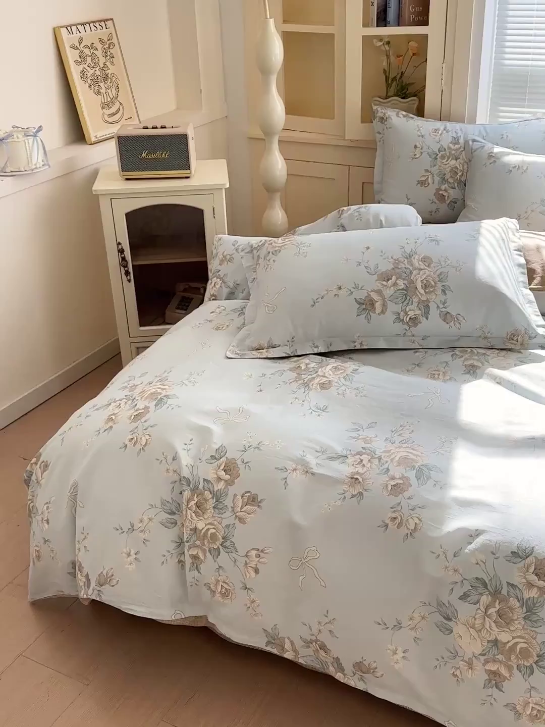 91家纺网 家纺一手货源 找家纺 （总）春雨家居 2026新款全棉印花ins减龄可爱小清新单被套（提供买家秀、质检报告、有预留缩水）