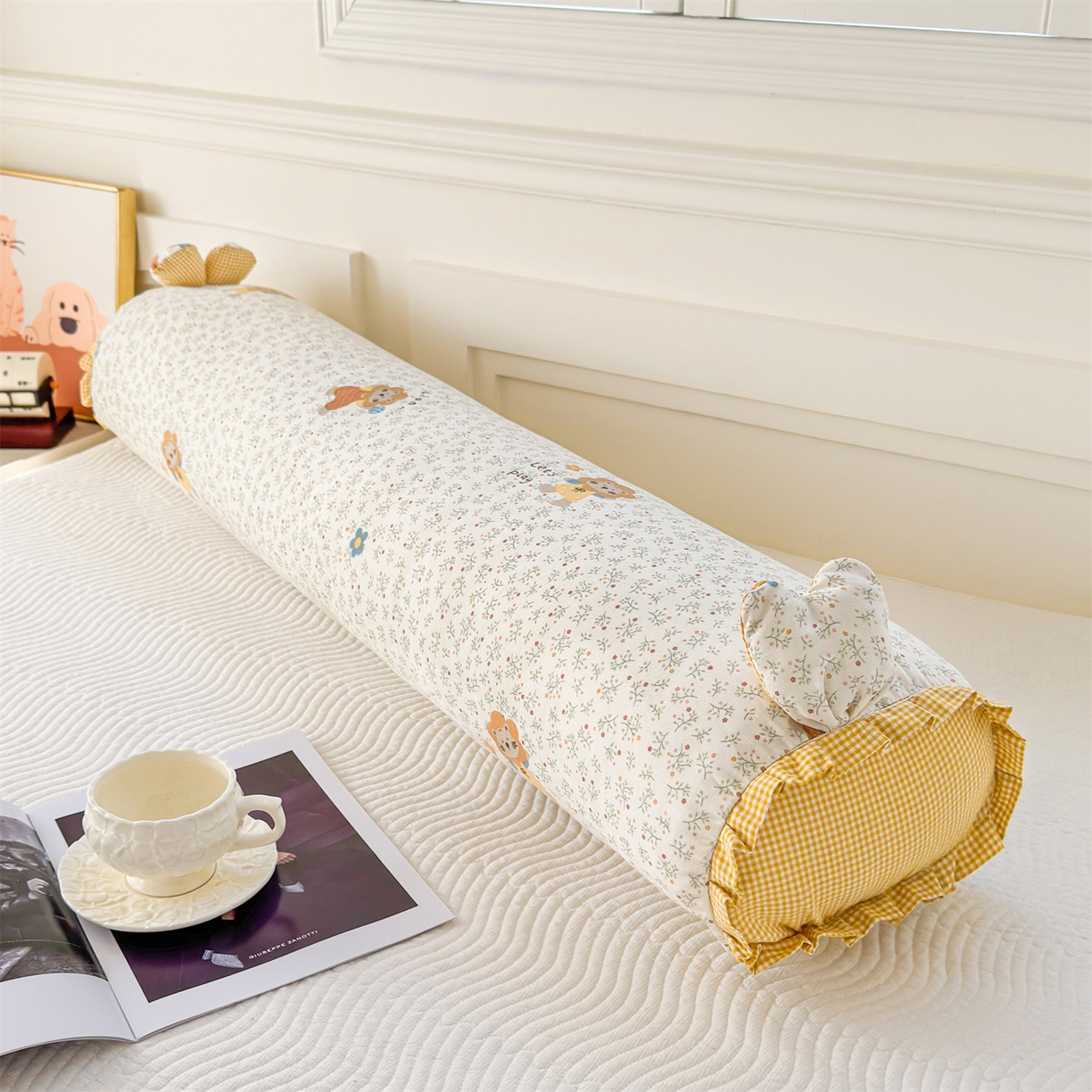 91家纺网 家纺一手货源 找家纺 麦肯锡 2026新款卡通糖果抱枕夹腿抱枕 甜萌小狮子【产品图】/对