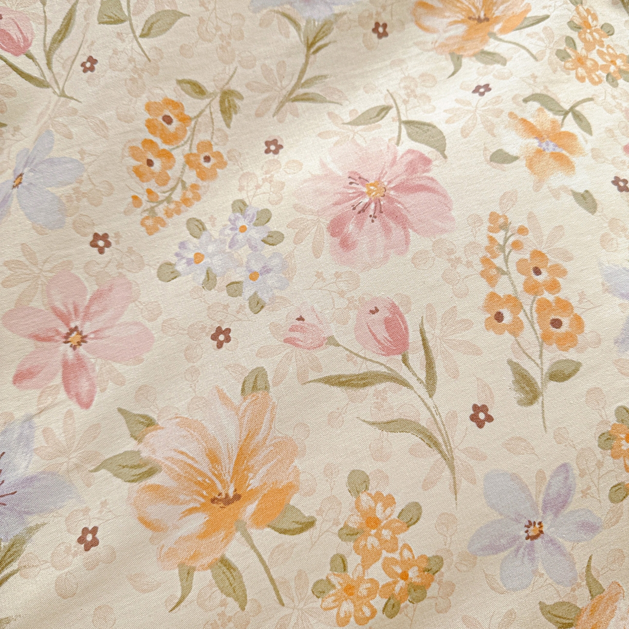 91家纺网 家纺一手货源 找家纺 春雨家居 2026新款全棉印花ins减龄可爱小清新单枕套 苏糖-粉