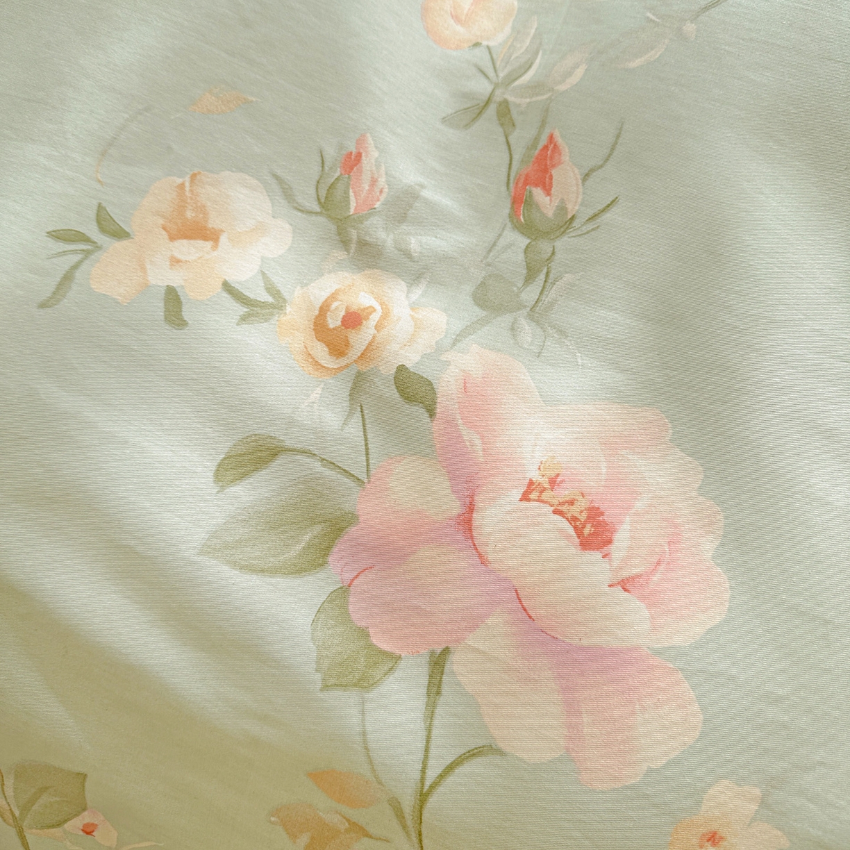 91家纺网 家纺一手货源 找家纺 春雨家居 2026新款全棉印花ins减龄可爱小清新单枕套 夏日花莳