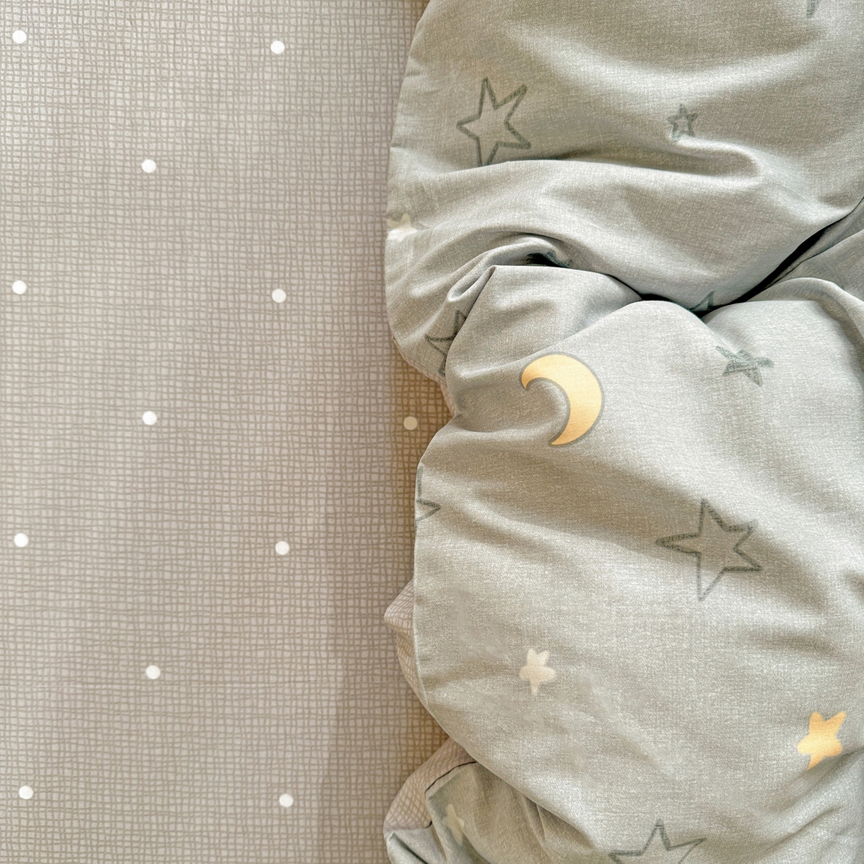 91家纺网 家纺一手货源 找家纺 春雨家居 2026新款全棉印花ins减龄可爱小清新单被套 暮洛星