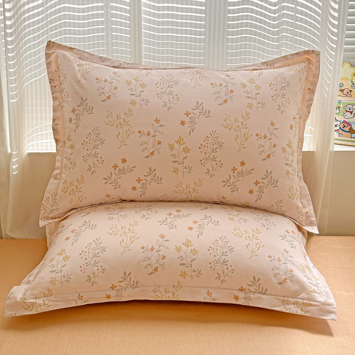 91家纺网 家纺一手货源 找家纺 春雨家居 2026新款全棉纯棉花ins减龄可爱小清新四件套 醉梦惜花