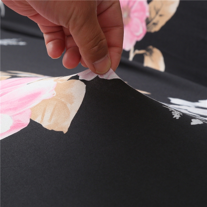 91家纺网 家纺一手货源 找家纺 雅竹家纺 2026新款弹力牛奶丝椅套 粉黛