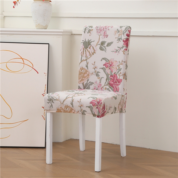 91家纺网 家纺一手货源 找家纺 雅竹家纺 2026新款弹力牛奶丝椅套 粉玉