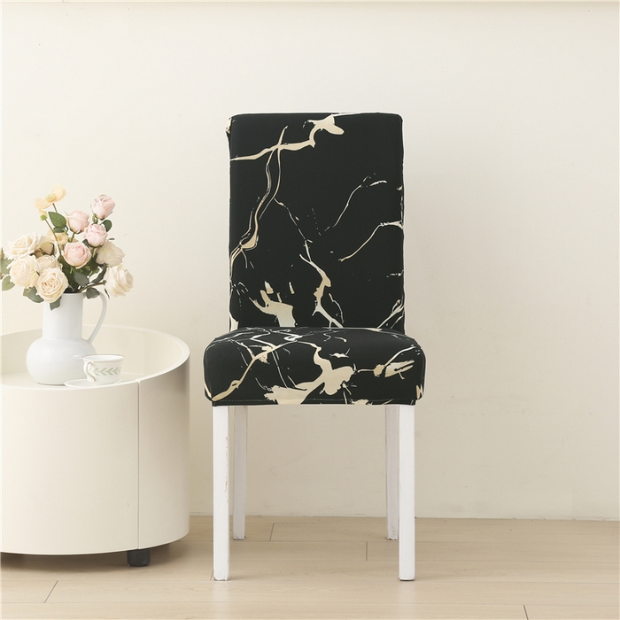 雅竹家纺 2026新款弹力牛奶丝椅套 霞缕