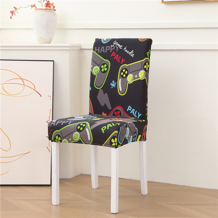 91家纺网 家纺一手货源 找家纺 雅竹家纺 2026新款弹力牛奶丝椅套 游戏