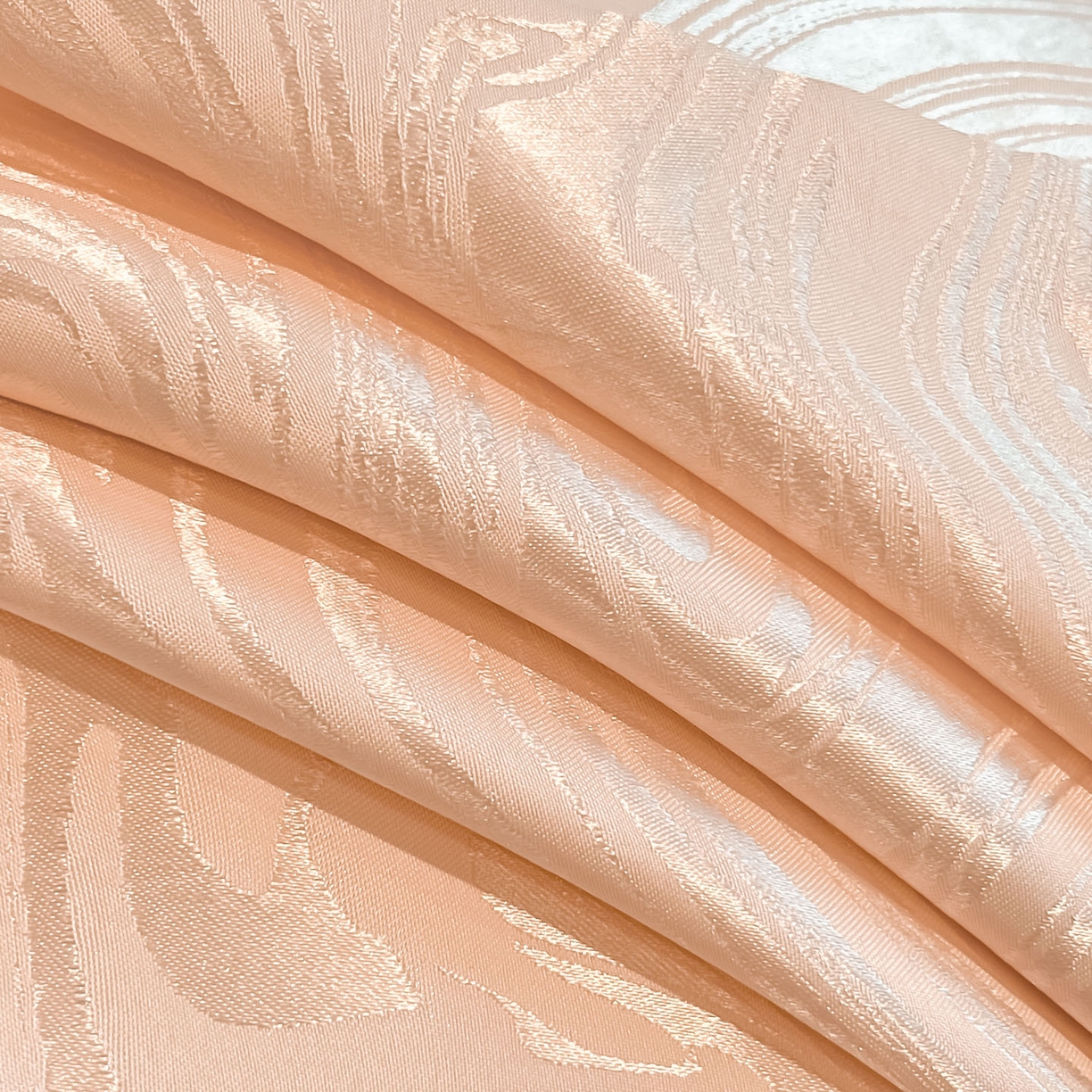 91家纺网 家纺一手货源 找家纺 博纳家纺 2026新款高端色织提花拼角绣花宽边亲肤棉四件套海韵系列 海韵-粉玉