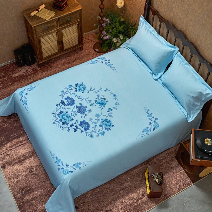 91家纺网 家纺一手货源 找家纺 （总）春皖家纺 2026新款老上海A类国民全棉老粗布床单怀旧经典粗布床单（提供买家秀）