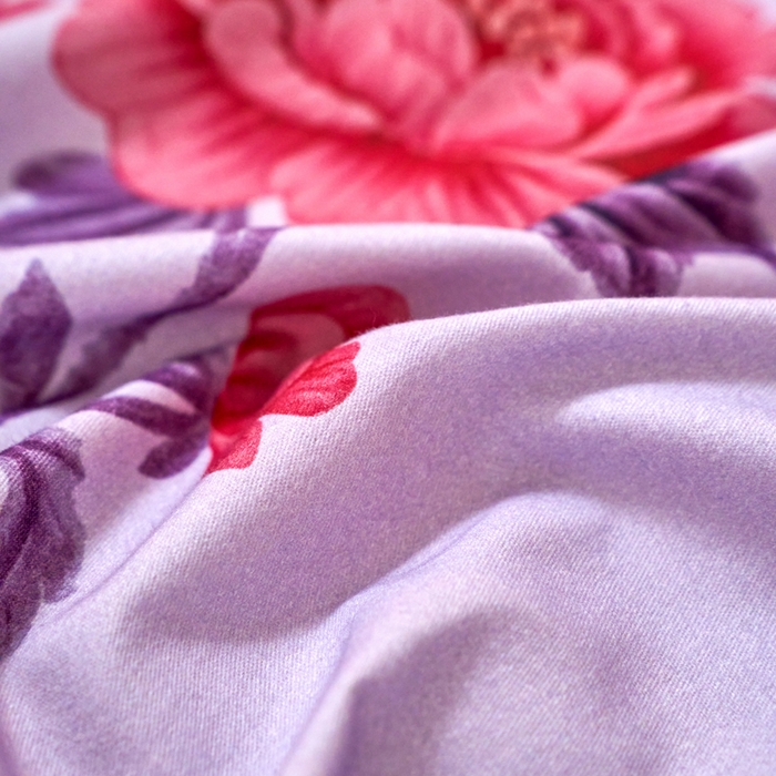 91家纺网 家纺一手货源 找家纺 春皖家纺 2026新款老上海A类国民全棉老粗布床单怀旧经典粗布床单（提供买家秀） 锦花-紫